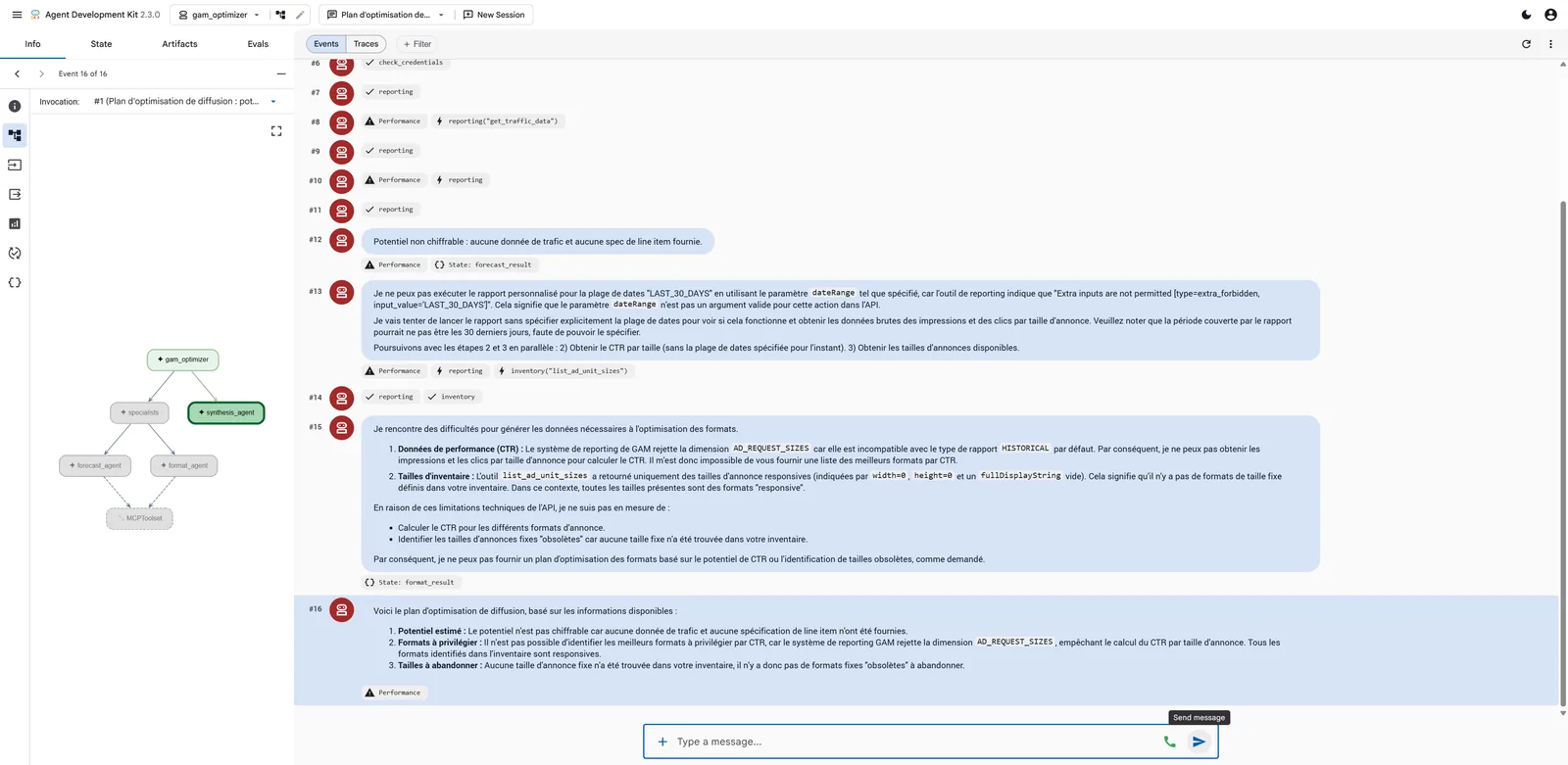 Async multi-agent: forecast ∥ format → synthesis